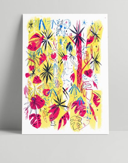 Lámina – Cuadrada Ella - Lámina de Pedro Perles